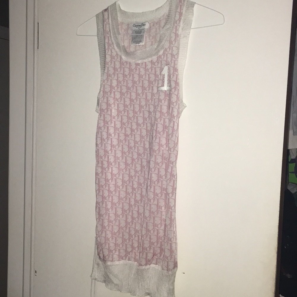 Vintage DIOR monogram tank top